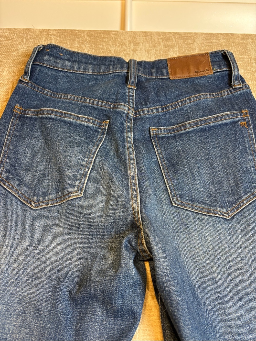 🏷️ Madewell The High-Rise Slim Boy-Jean Medium Wash Denim Size 23 - Picture 16 of 16